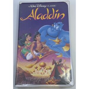 Aladdin VHS 1993 Animated Classic‎ Original Release Buena Vista